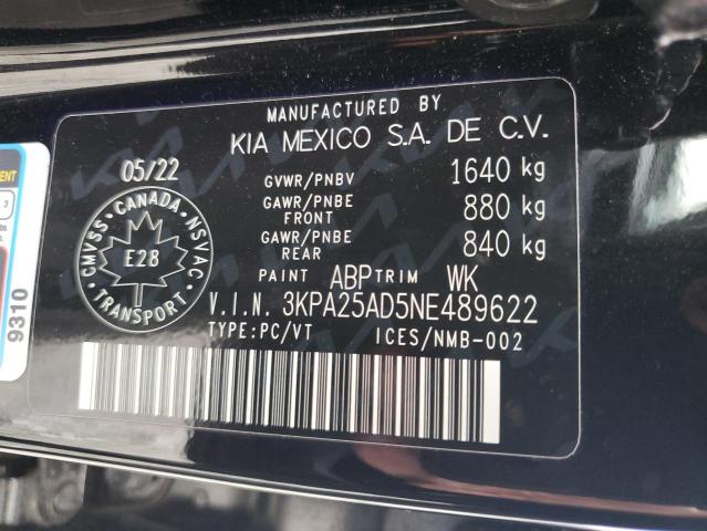 2022 KIA RIO S - 3KPA25AD5NE489622