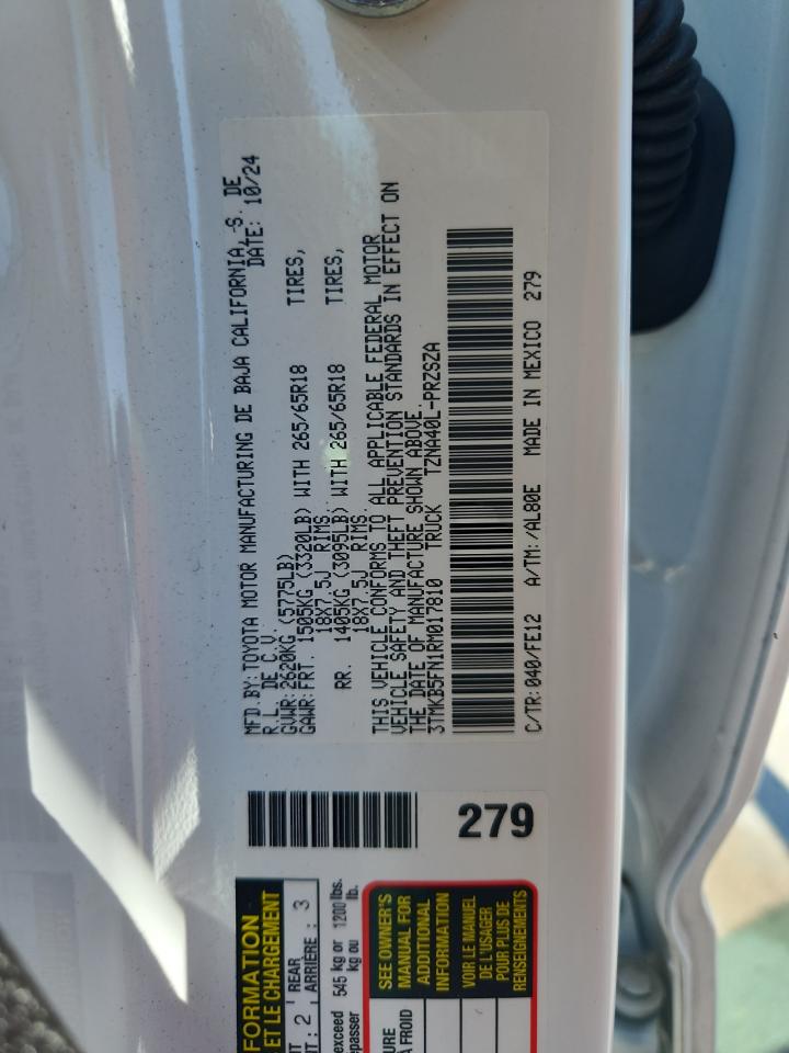 TOYOTA TACOMA DOUBLE CAB