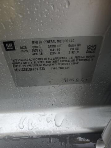 2015 CHEVROLET MALIBU 1LT 1G11C5SL0FF317873