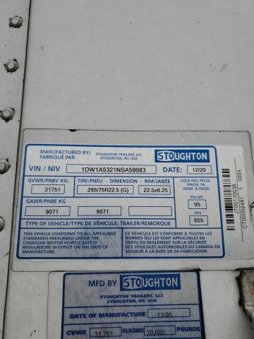 2022 STOUGHTON TRAILER #3315962087