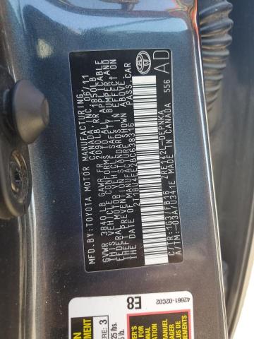 2011 TOYOTA COROLLA BA - 2T1BU4EE2BC638316