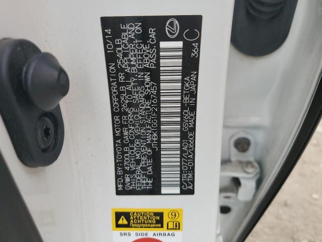 2015 LEXUS ES 350 JTHBK1GG1F2167457