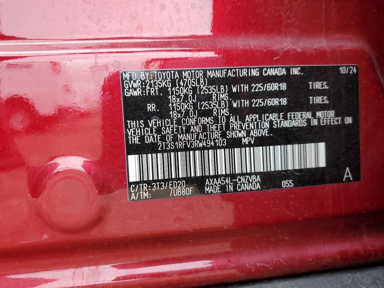 TOYOTA RAV4 TRD OFF ROAD