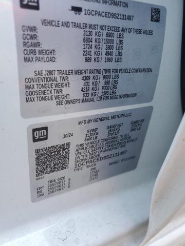 2025 CHEVROLET SILVERADO - 1GCPACED9SZ131497