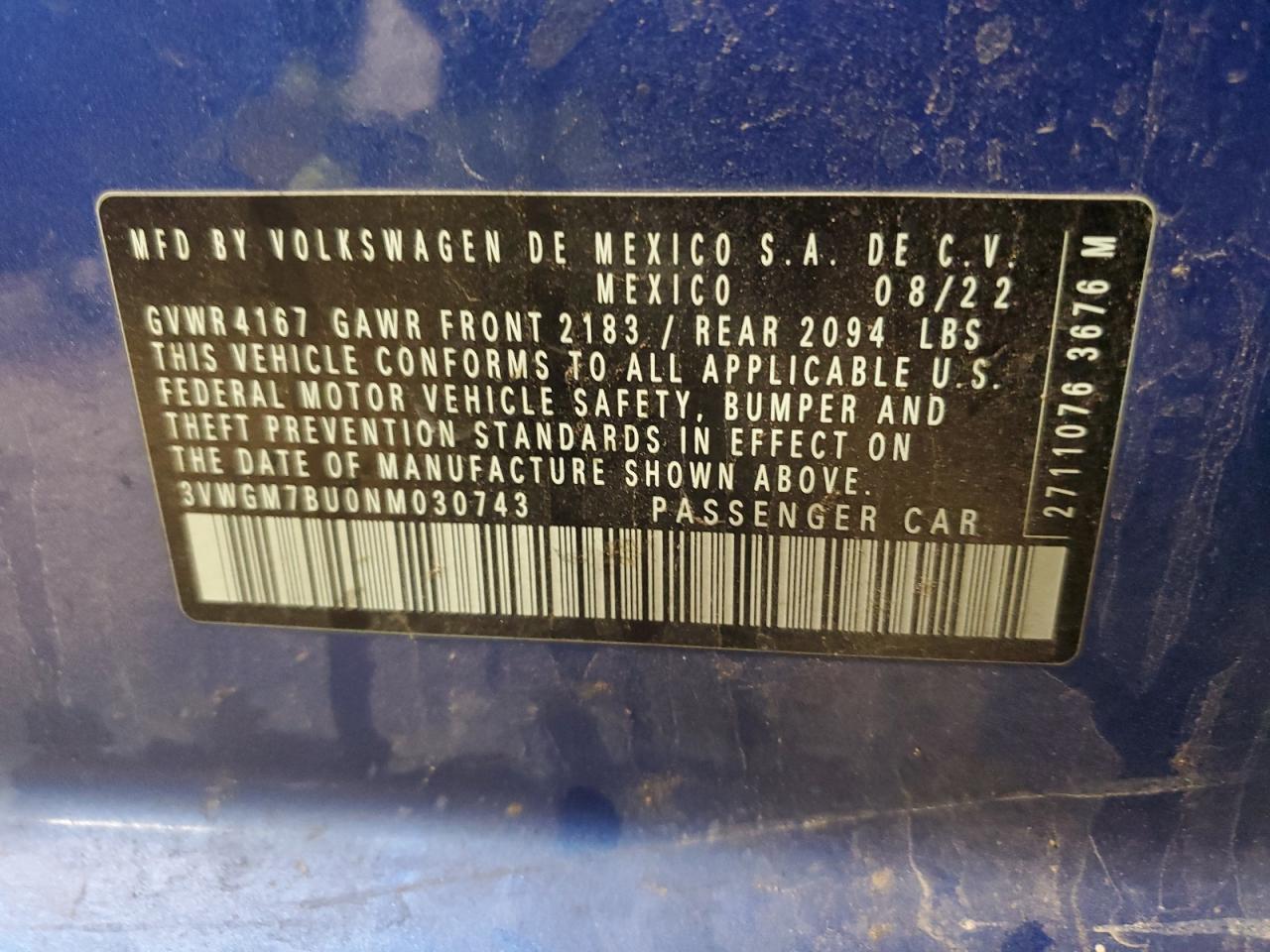 VOLKSWAGEN JETTA SEL