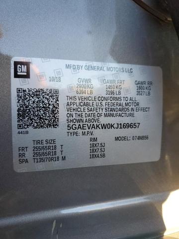 2019 BUICK ENCLAVE ESSENCE 5GAEVAKW0KJ169657