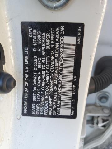 2017 HONDA CIVIC SPOR - SHHFK7H42HU420617