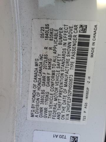 2023 HONDA CIVIC SPOR #3296250531