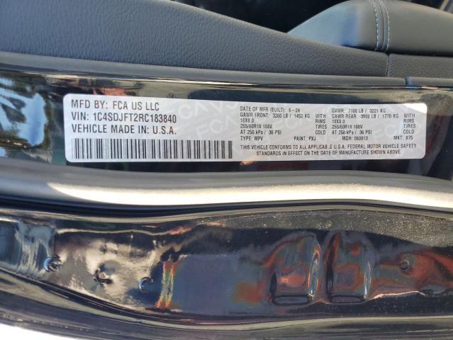 2024 DODGE DURANGO PU - 1C4SDJFT2RC183840