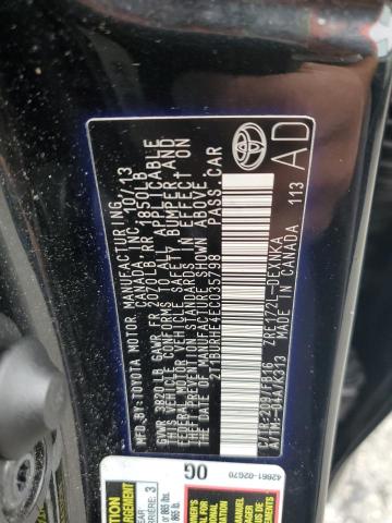 2014 TOYOTA COROLLA L - 2T1BURHE4EC035798