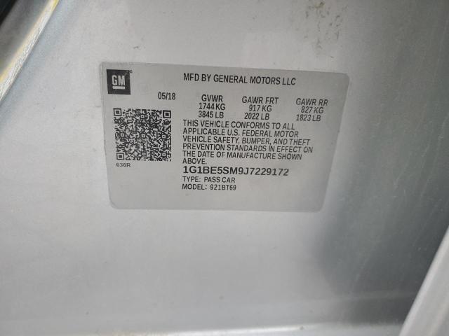 2018 CHEVROLET CRUZE LT 1G1BE5SM9J7229172