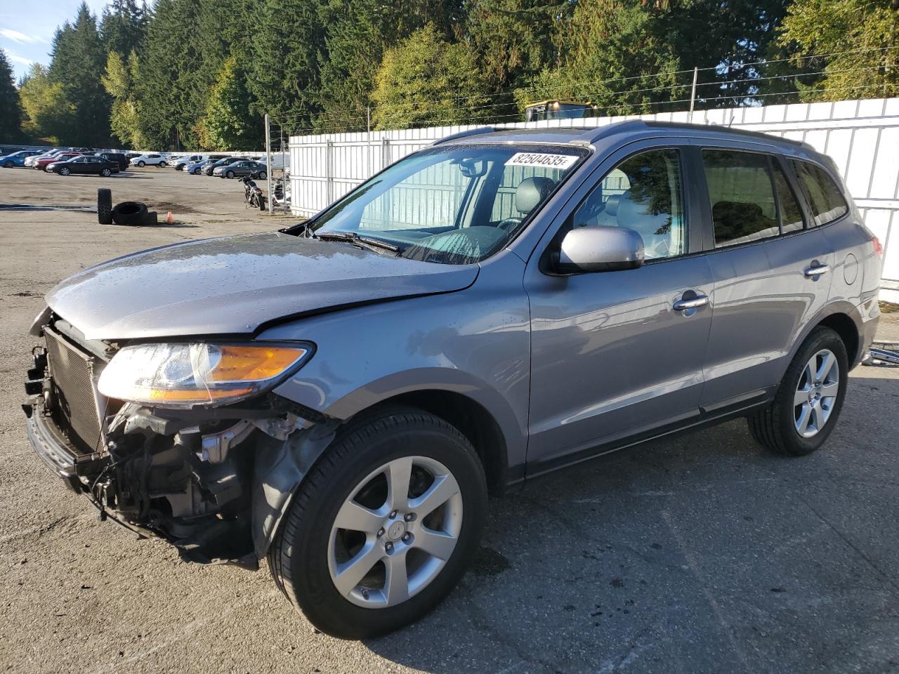 Lot #3304849536 2008 HYUNDAI SANTA FE S