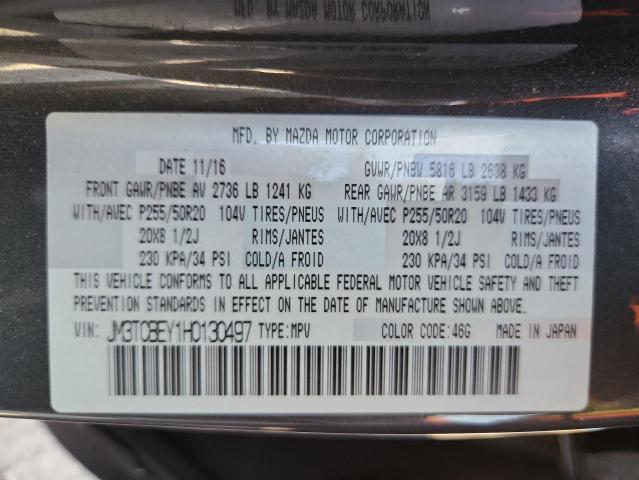 2017 MAZDA CX-9 SIGNA JM3TCBEY1H0130497