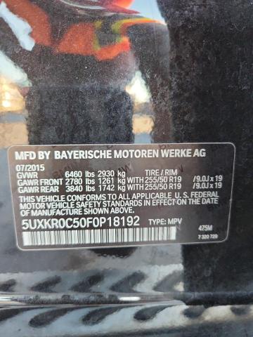 2015 BMW X5 XDRIVE3 #3286544149