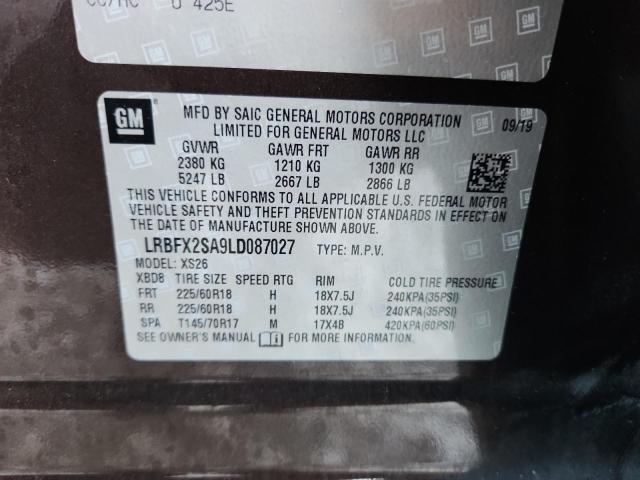 2020 BUICK ENVISION E - LRBFX2SA9LD087027