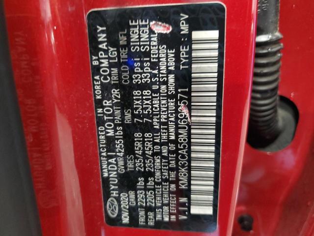 2021 HYUNDAI KONA LIMIT KM8K3CA58MU690571