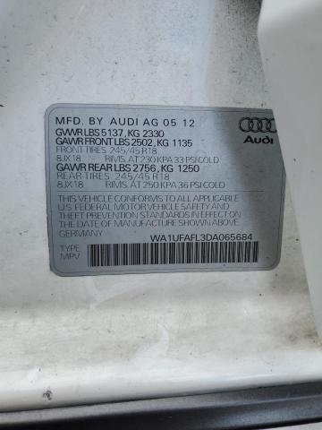2013 AUDI A4 ALLROAD - WA1UFAFL3DA065684