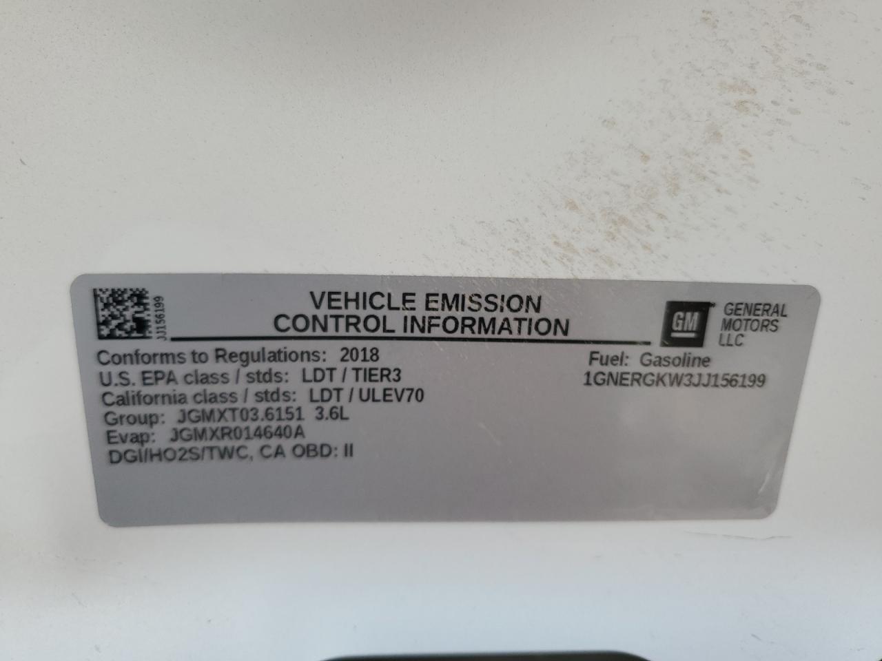 CHEVROLET TRAVERSE LT