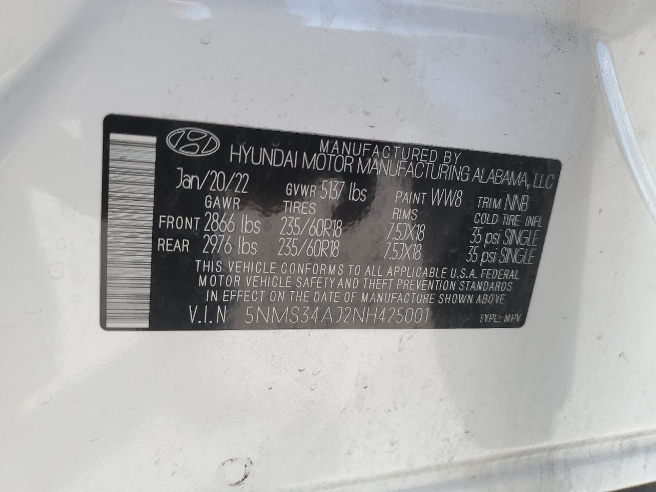 HYUNDAI SANTA FE SEL