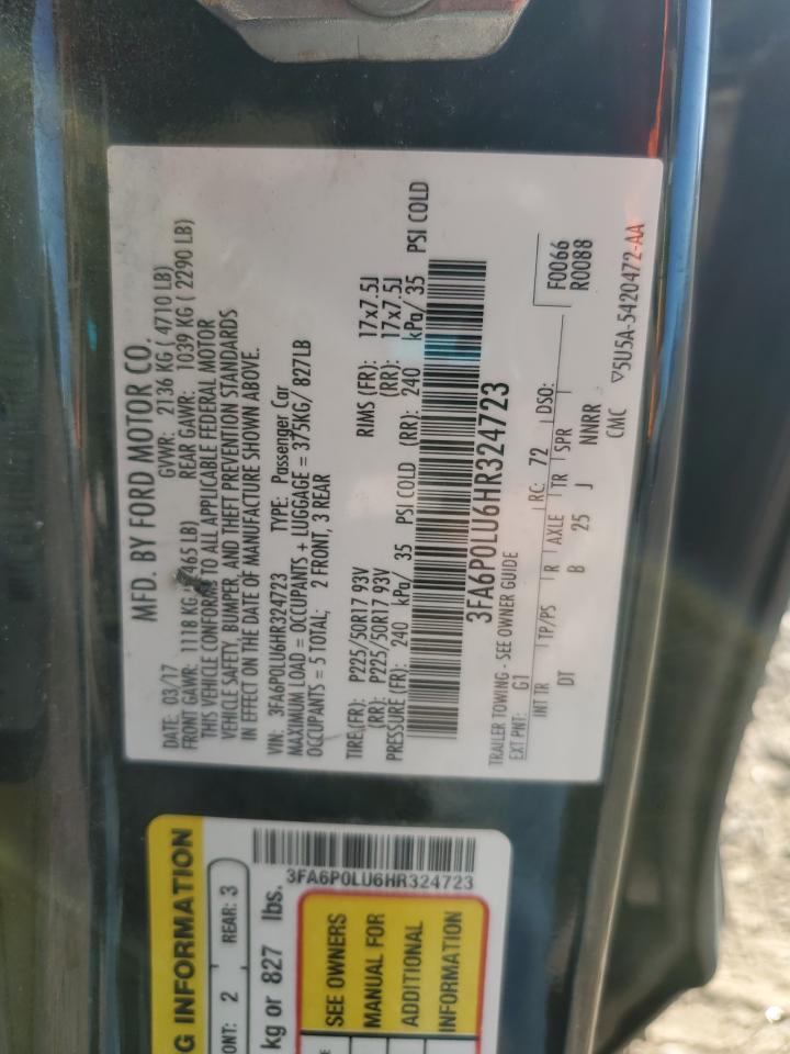 FORD FUSION SE HYBRID