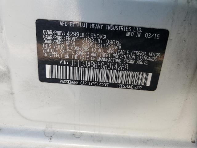 2016 SUBARU IMPREZA PREMIUM JF1GJAB65GH014268