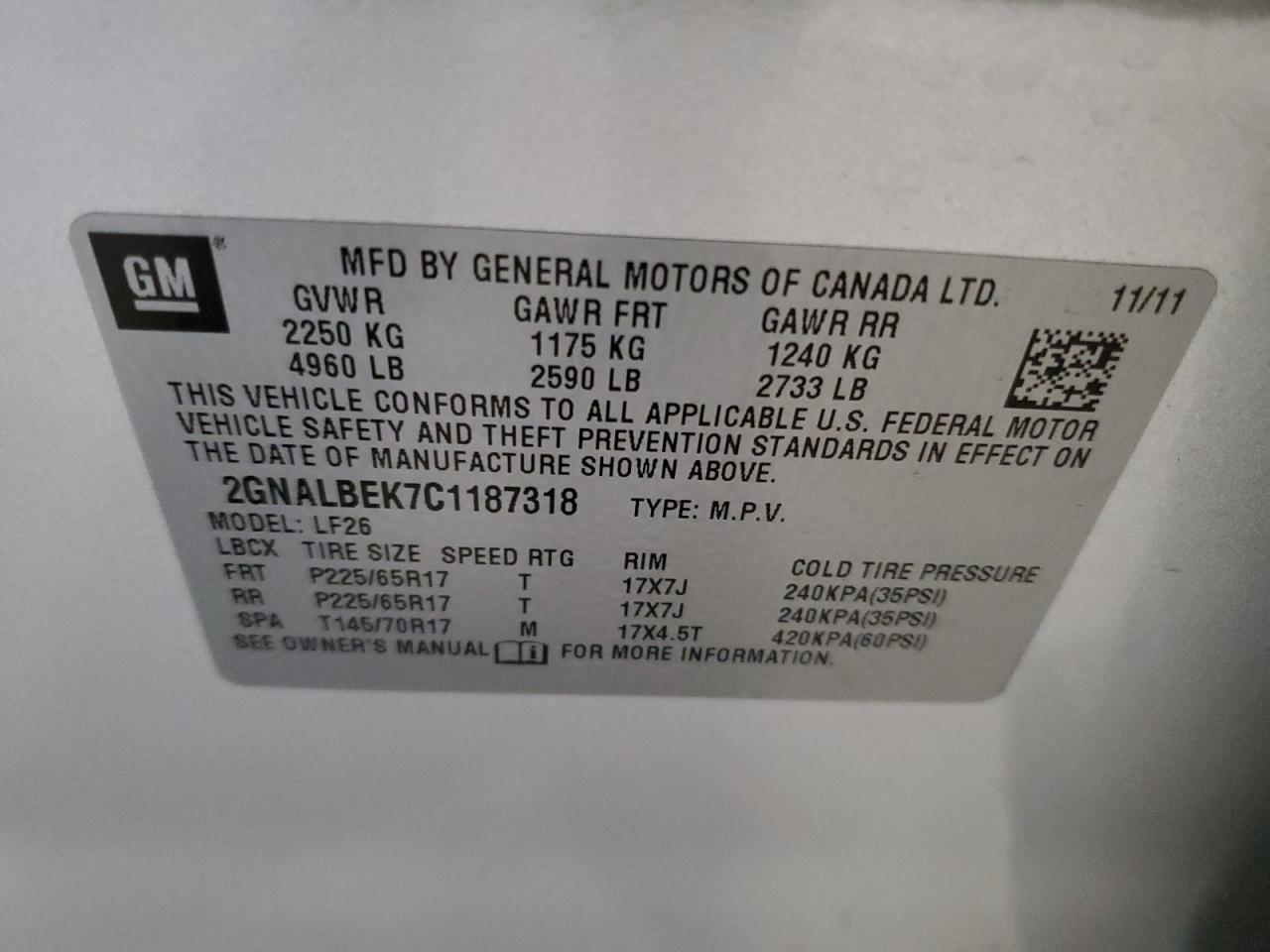 CHEVROLET EQUINOX LS