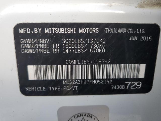 2015 MITSUBISHI MIRAGE DE ML32A3HJ7FH052162