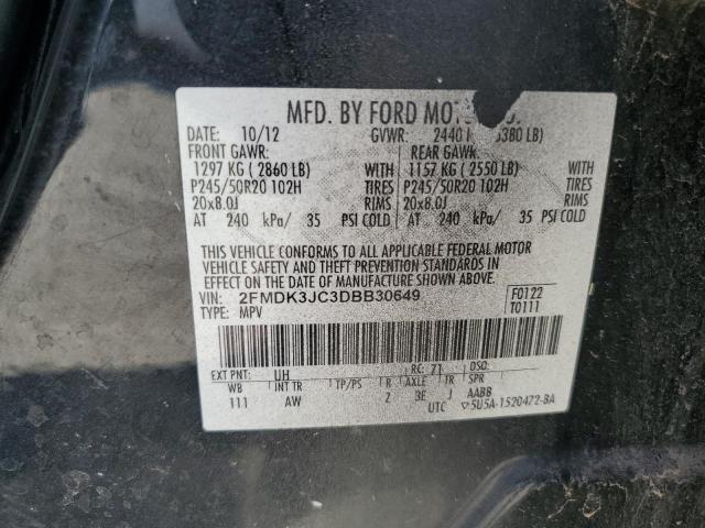 2013 FORD EDGE SEL #3286682284