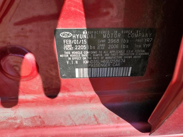 2016 HYUNDAI ELANTRA GT #3297147516