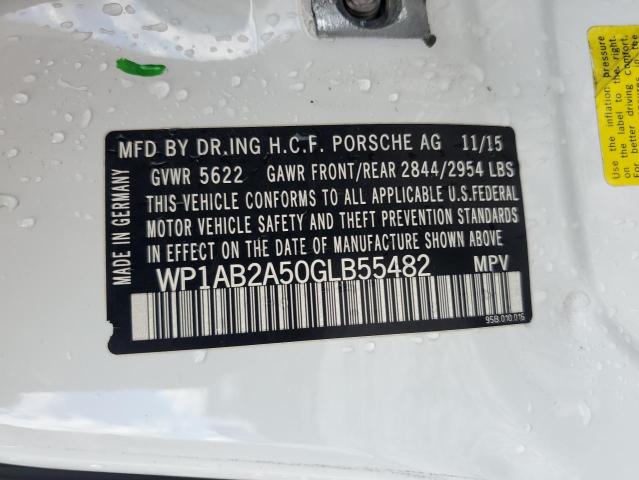 2016 PORSCHE MACAN S - WP1AB2A50GLB55482
