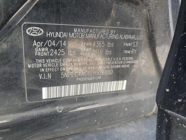 2014 HYUNDAI SONATA SE - 5NPEC4AC6EH926880