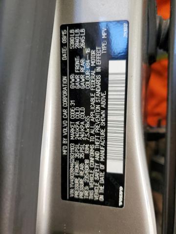 2016 VOLVO XC60 T6 PL YV4902RM4G2831103