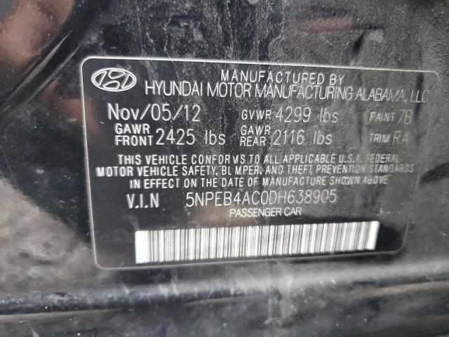 2013 HYUNDAI SONATA GLS #3309632056