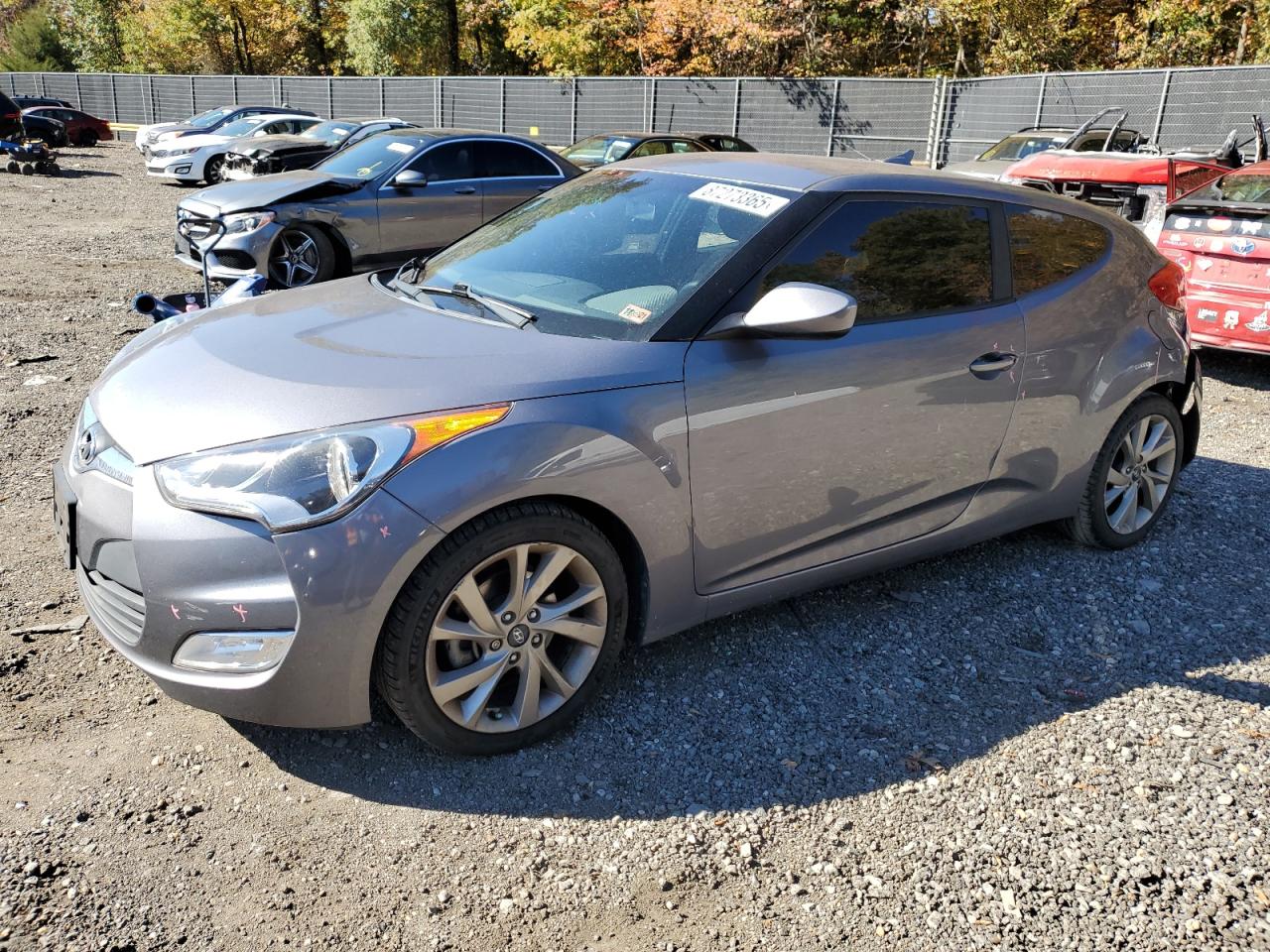 Lot #3286660283 2017 HYUNDAI VELOSTER