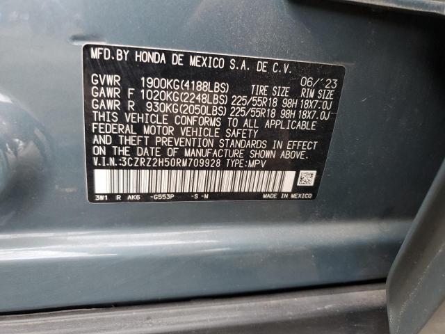 2024 HONDA HR-V SPORT 3CZRZ2H50RM709928