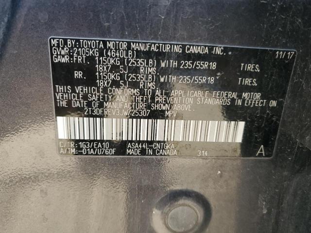 2018 TOYOTA RAV4 LIMITED - 2T3DFREV3JW725307