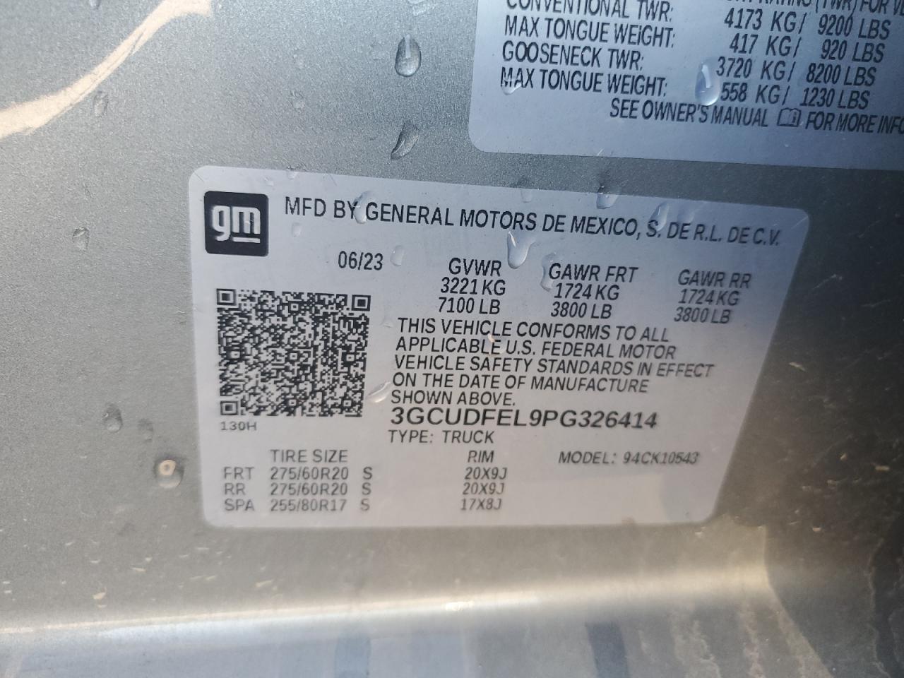 Lot #3308406308 2023 CHEVROLET SILVERADO