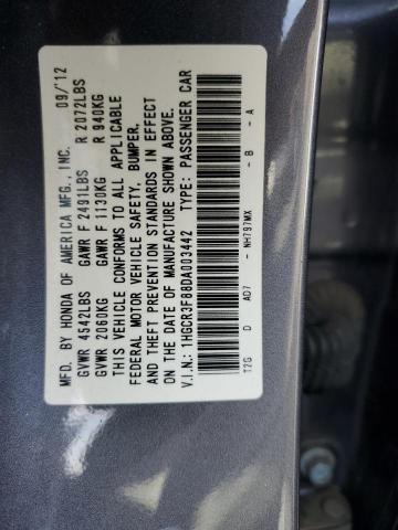 2013 HONDA ACCORD EXL #3316092231