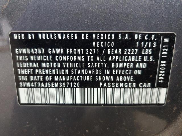 2014 VOLKSWAGEN JETTA GLI - 3VW4T7AJ5EM397120