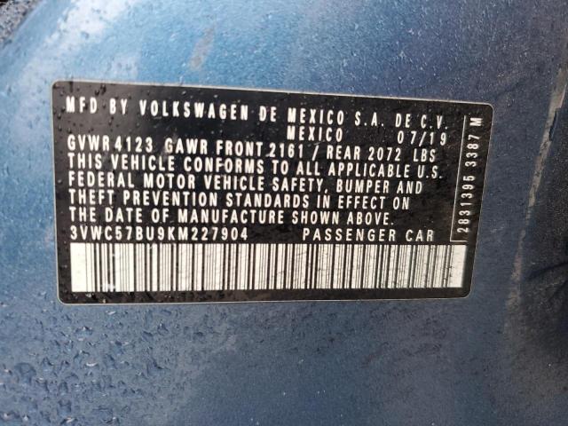 2019 VOLKSWAGEN JETTA S #3302649021