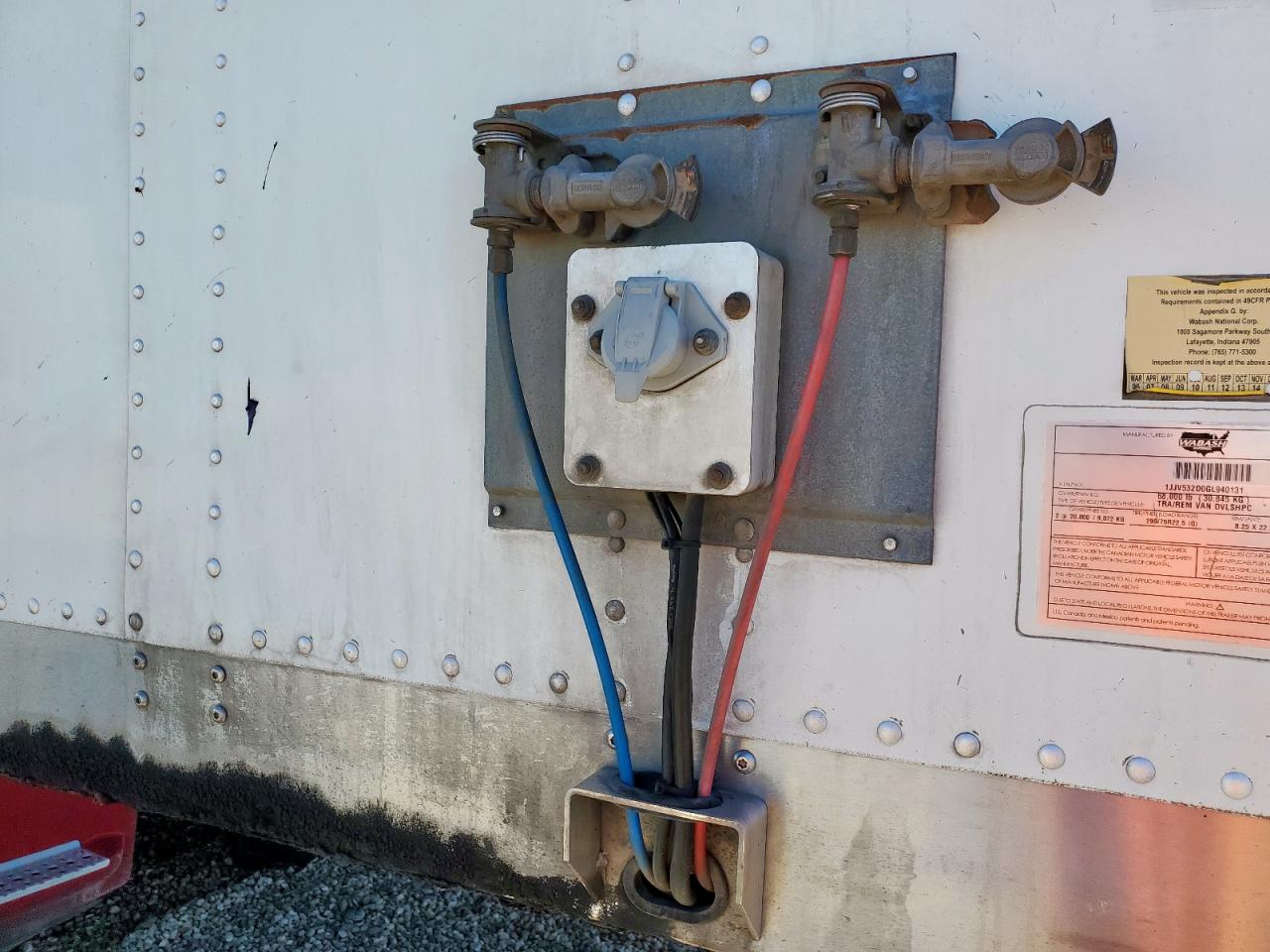 Lot #3311517291 2016 WABASH TRAILER