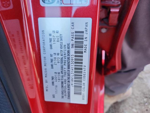 2017 MAZDA 3 TOURING - JM1BN1L31H1130915