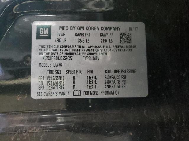 2018 CHEVROLET TRAX PREMI #3279586262