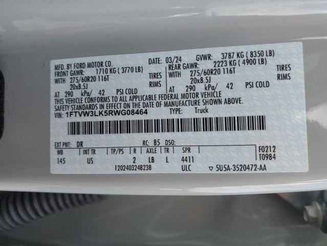 2024 FORD F150 LIGHT #3301990451