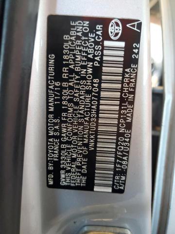 2017 TOYOTA YARIS L #3304148506