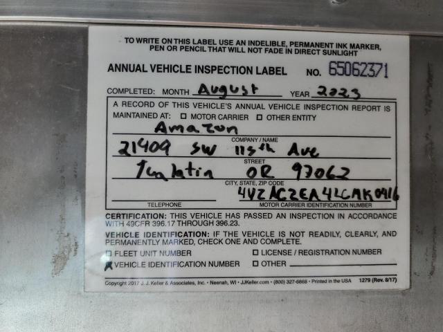 2020 FREIGHTLINER CHASSIS M #3304021594