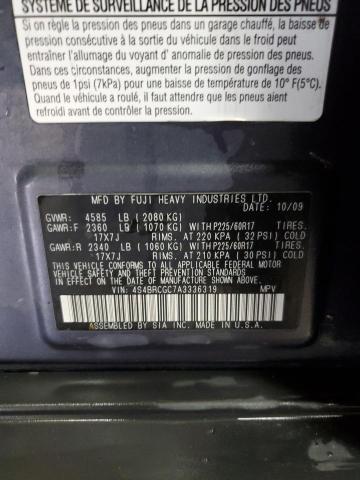 2010 SUBARU OUTBACK 2. #3296324452
