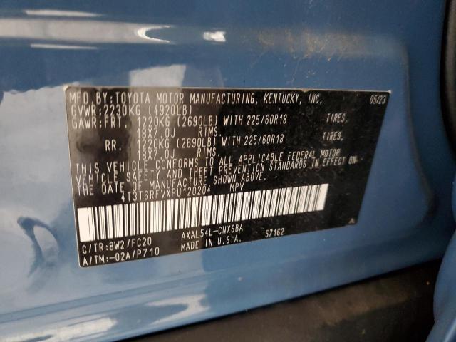 2023 TOYOTA RAV4 SE 4T3T6RFVXPU120204