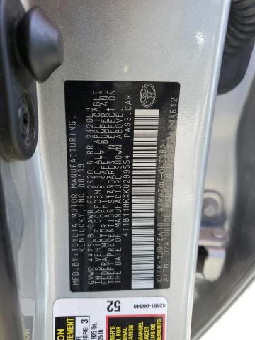 2019 TOYOTA CAMRY L #3293380471