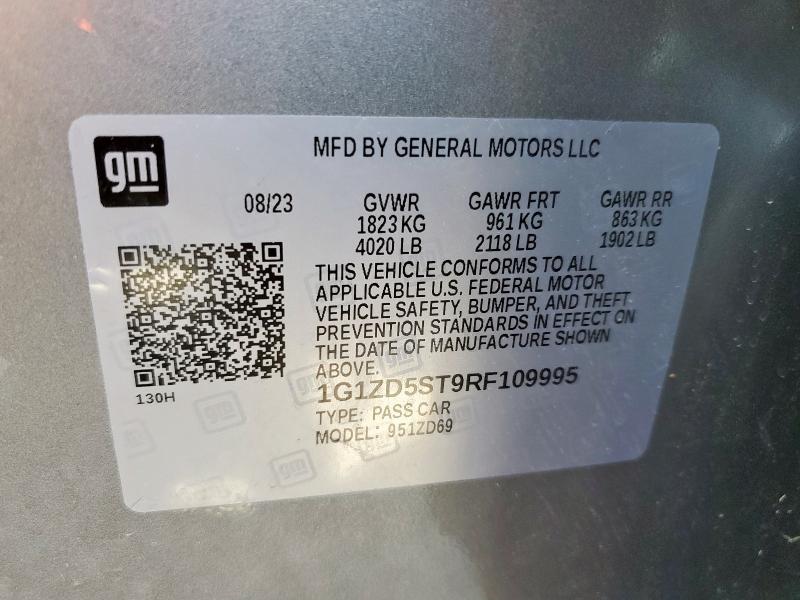 2024 CHEVROLET MALIBU LT #3286641313